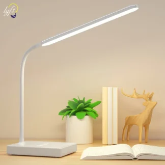 LED touch dimming desk lamp USB charging reading eye protection table light learning bedroom living room lighting book lamps
