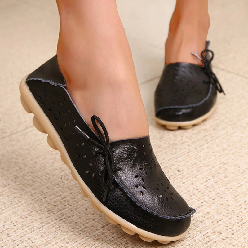2025 Women Flat Shoes Fashion Women Casual Shoes Breathable Women's Loafers Shallow Comfort Mom Shoes Ladies Zapatillas Mujer - Image 8
