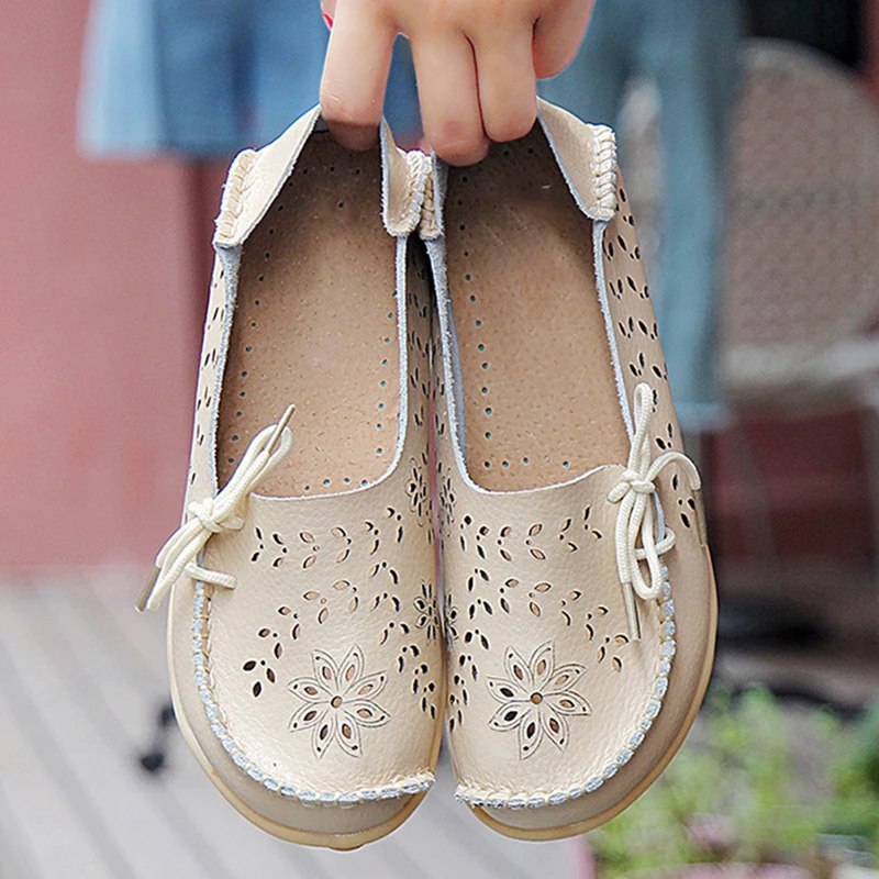 2025 Women Flat Shoes Fashion Women Casual Shoes Breathable Women's Loafers Shallow Comfort Mom Shoes Ladies Zapatillas Mujer - Image 5