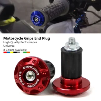 9‑color motorcycle handlebar ends, plug grips, caps, sliders for Honda/Yamaha dirt bikes
