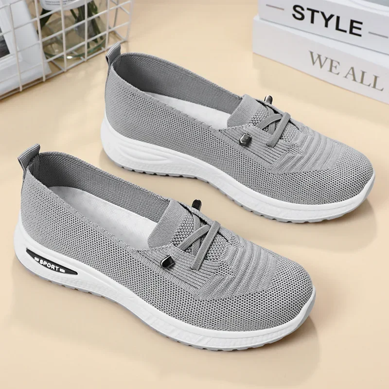 Women's Shoes 2025 Casual Sneakers Breathable Chunky Sole Pink Free Shipping - Image 2