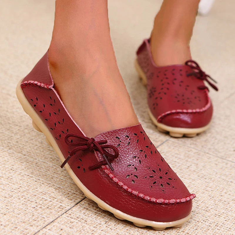 2025 Women Flat Shoes Fashion Women Casual Shoes Breathable Women's Loafers Shallow Comfort Mom Shoes Ladies Zapatillas Mujer - Image 11