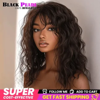 Top Human Hair Wigs Short Pixie Cut Natural Brown Multi Parting 100% Real Human Hair Wigs Perruques Cheveux Humains High Quality