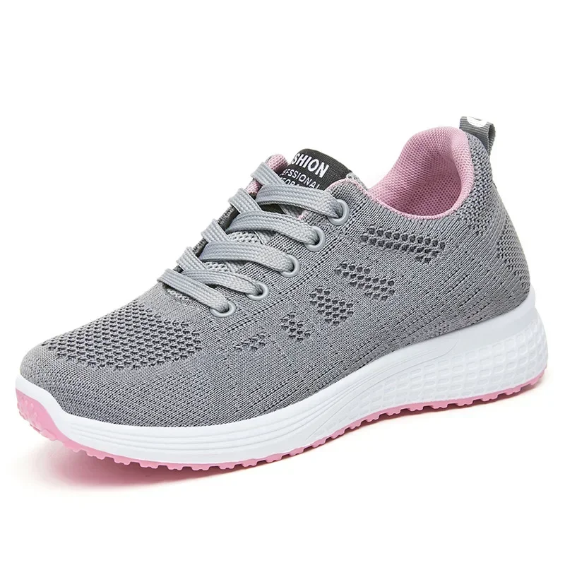 Women's Shoes 2025 Spring New Fashion Soft Walking Flats Non-slip Casual Sport Tennis Shoes Athletic Sneakers for Lady - Image 2