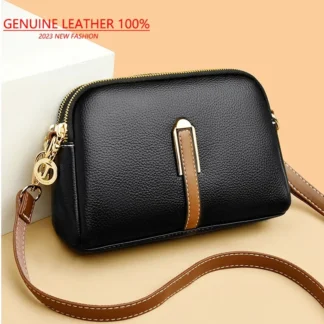 Women's Messenger Bag Women's Shoulder Bag Handbag Designer Cowhide Flap Bag Luxury Crossbody Bag For Women