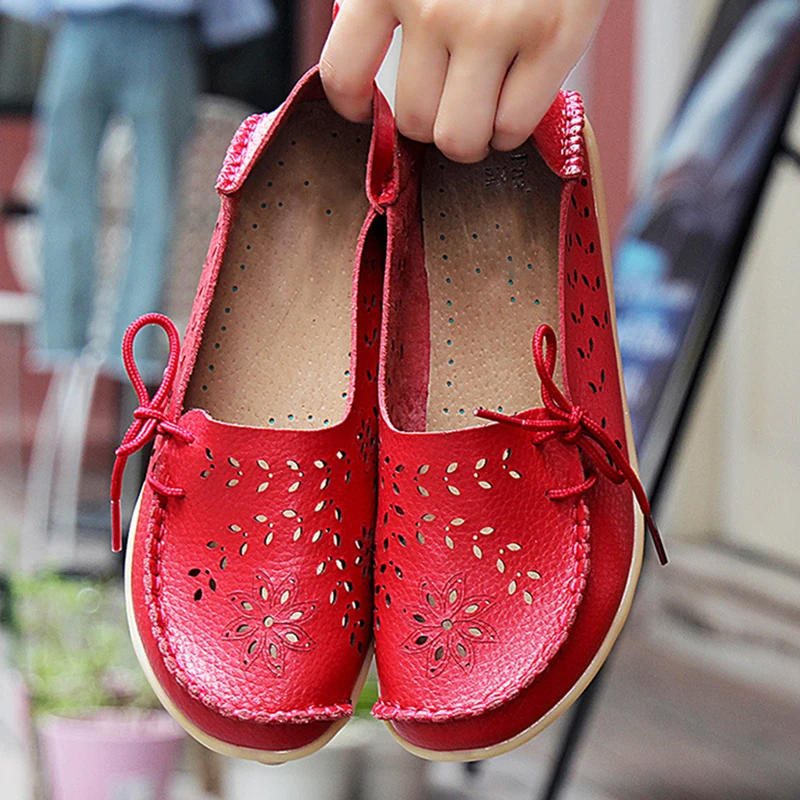 2025 Women Flat Shoes Fashion Women Casual Shoes Breathable Women's Loafers Shallow Comfort Mom Shoes Ladies Zapatillas Mujer - Image 4