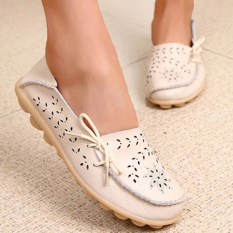 2025 Women Flat Shoes Fashion Women Casual Shoes Breathable Women's Loafers Shallow Comfort Mom Shoes Ladies Zapatillas Mujer - Image 7
