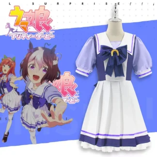 Anime Uma Musume Pretty Derby Cosplay Costume Toukai Teiou School Uniform Gold Ship Special Week Cosplay Lolita Sailor Dress