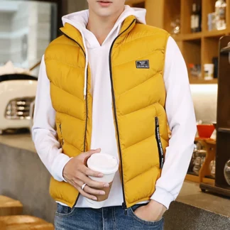 brand Plus size vest Mens Jacket Sleeveless Vests  Jackets men Casual Coats Mens Vest Man Cotton Thicken Waistcoat 8XL