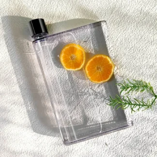 A5/A6 Flat Water Bottle – Portable Notebook Style